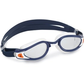 Resim Aqua Sphere Kaiman Exo Şeffaf Lens - Mavi/beyaz Yüzücü Gözlüğü 