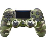 Resim İstanbul Teknoloji DS4 Gamepad Wirelles V2 Yeni Nesil Kol - PC, Notebook, Smart TV, Telefon Uyumlu 