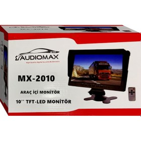 Resim Audiomax 10 İnç Lcd Araç Monitör Geri Vites Kamerası Uyumlu 