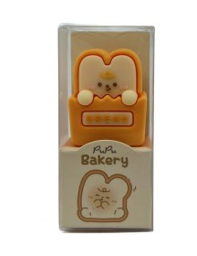 Resim Pupu Bakery 3d Silikon Renkli Kalemtraş Uzun Kulak 