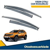 Resim Dacia Duster Mügen Cam Rüzgarlığı Kromlu 2018 Sonrası 4 Lü Set N11.4665 