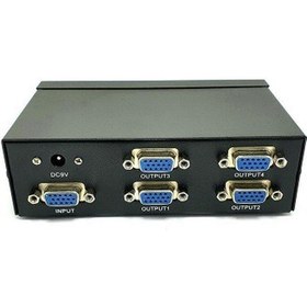 Resim Class 4port 1x4 VGA Splitter VGA Dağıtıcı 