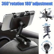 Resim 360° dönebilen araç gösterge paneli ayarlanabilir telefon tutucu 