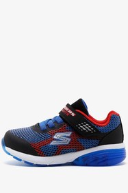 Resim Skechers S Lights Sneaker Lastik ipli Bantlı Işıklı Mavi Erkek Çocuk Ayakkabı 