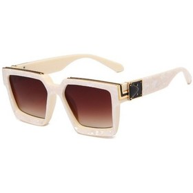 Resim Joyhub Büyük Kare Çerçeve Moda Kadın Güneş Gözlüğü 0ımz5ı Koyu Gri 