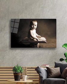 Resim Miyrem Bebek Cam TabloBaby Table 72X46- myrm7507 
