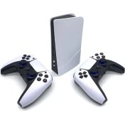 Resim Qasul Hd Çıkış Retro Klasik Oyun Konsolu Kablosuz Denetleyici Oyun Istasyonu Ps5 Tarzı 3D 4K 128 GB 
