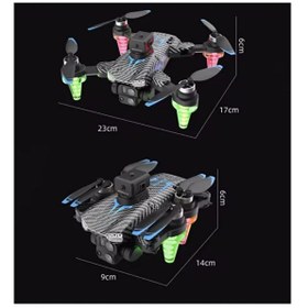 Resim C19s Katlanabilir Drone Full Hd Çift Kamera Wifi Fpv Sensörlü Uçuş 360 Takla - Ekstra Kanat Hediyeli 