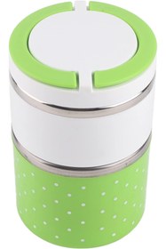 Resim ERGENÇLERZÜCCACİYE Tutacaklı 2 Katlı Çelik Lüx Yemek Termosu 