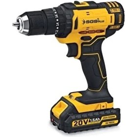 Resim Sgs 5249 20 V 1.5 A Plastik Kutulu Çift Akülü Darbesiz Matkap 