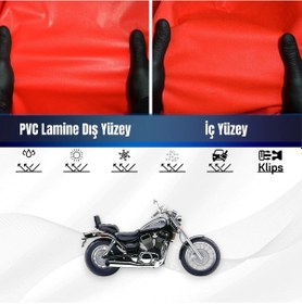 Resim Trıumph Tıger 800 Xca Motosiklet Brandası Su Geçirmez Branda Kırmızı Branda Motor Branda Xxl 