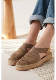 Resim Trendella Kadın Vizon Espadril Ayakkabı Tr19my01d Kırmızı 