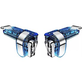 Resim Mavi-mini Oyun Tetikleyici Pubg Gamepad Mobil Kontrol L1 R1 Shooter Pubg Oyunu Yangın Düğmeleri L1 R1 Android Ios İçin Joystick 