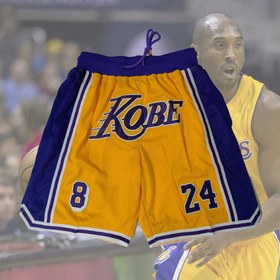Resim Lakers Kobe Bryant Basketball Şort - Turuncu / L 