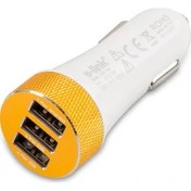 Resim S-link SLP-140 Akıllı Telefonlar ve Tablet 5100MA 2*Usb Port Siyah/Beyaz Araç Şarj Cihazı 