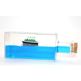 Resim Şişe Içinde Batmayan Gemi ALK3203 