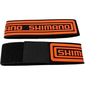 Resim shimano Reflektörlü Bisiklet Paça Bandı Tutuncu - Fosforlu Sarı 