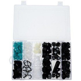 Resim Teltree Tesla Model 3/y/s/x İçin 326 Parça Kaporta Ve İç Döşeme Klips Seti - 12 Farklı Boyut 