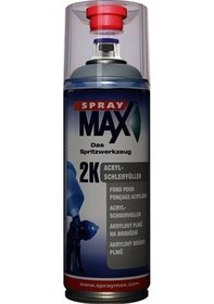 Resim Spraymax 680036 2k Acrylic Filler Dolgu Astarı 400 Ml 