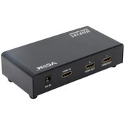 Resim VCOM Dd412a 1pc - 2 Monitör Hdmi Switch Metal 