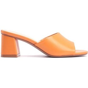 Resim Nine West Nasla 4fx Turuncu Kadın Topuklu Terlik Turuncu 