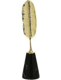 Resim Vitale Gold Yaprak Obje 8,5 8 32 Cm Ak.je0146 