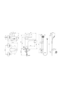 Resim Ideal Standard Cerafine O 3 Lü Aplike Banyo Seti, Krom, 3 Parça Bc554aa+bc500aa+b9503aa Is.35.03.01.01 Krom 