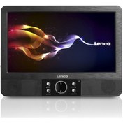 Resim Lenco USB Çift Ekranlı Taşınabilir DVD Oynatıcı 9 İnç Lenco MES-405, Koltuk Başlığına Takılabilir 