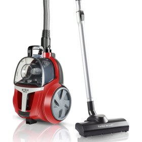 Resim Arnica Pika Kırmızı Toz Hazneli Elektrikli Süpürge, 250 W, 2.5 L Hazne, Hepa 13 Filtre, Kırmızı 