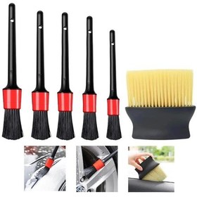 Resim Mucit Home Araç Oto İç Dış Konsol Torpido Detay Temizlik Fırça Seti 6 Parça 