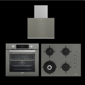 Resim Arçelik AFC 340 G - OCD T 651 - ADF 605 G Easy Clean Ankastre Set 