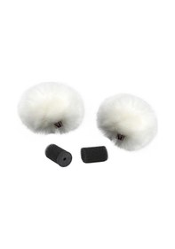Resim Rycote 065557 Ristretto Beyaz Renk Yaka Mikrofonu Rüzgar Koruyucu 