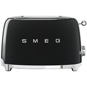 Resim Smeg TSF01BLEU Retro 2x2 Slot Siyah Ekmek Kızartma Makinesi 
