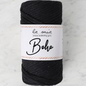 Resim La Mia Boho Siyah Büküm Makrome İpi - L006 - 33997 