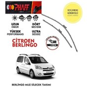 Resim Citroen Berlingo Silecek Silgeç Takımı 2016 Model Araca Özel Aparat 