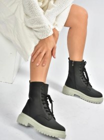 Resim V973192401 Siyah/gri Nubuk Kalın Tabanlı Postal Bot Siyah/gri-nubuk 