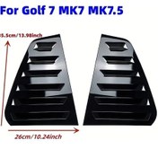 Resim Topnotch Volkswagen Golf 5 6 7 For Golf 7 Araç Arka Cam Spoiler Siyah Yan Kapak Modifikasyon 