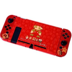Resim Jzcat Nintendo Switch Bölünmüş Kılıf Oyun Teması Renkli Kılıf Sert Kılıf-a147 