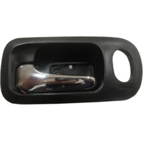 Resim Hushan 2002 - 2004 Honda Crv Ön Kapı Iç Açma Kolu Sol Siyah (Elceği Nikelajlı) (Hushan) (Oem NO:72161S9AA01MA) 