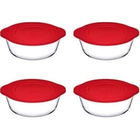 Resim 59133 840 cc Plastik Kapaklı Borcam 4 Lü 