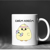 Resim Canım Kendim Tasarımlı Kupa Bardak 