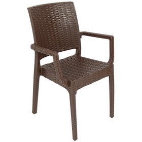 Resim Mandella Elit Rattan Koltuk Kahverengi 