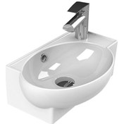 Resim Turkuaz Seramik Cerastyle 28 x 45 CM Mini Köşe Lavabo 