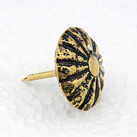 Resim BOZKAYA COLLECTİON - Papatya Desenli Eskitme Kabara / Raptiye 11 Mm 100 BOZKAYA İTHALAT 