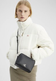 Resim CKJ MINIMAL MONOGRAM Siyah Kadın Sırt Çantası 