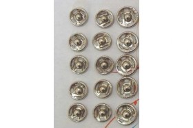 Resim Nuvigo Çıt Çıt 20 mm 12'li Gümüş 