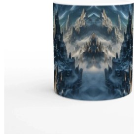 Resim Oğlak Burcu Baskılı Kahve Kupası - Elementsel Doğa Krallığı Temalı Vs3 