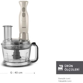 Resim Karaca Pro Multimax 6 In 1 Çok Amaçlı Mutfak Robotu Iconic Beige 