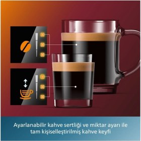 Resim Philips 2200 Serisi Tam otomatik Süt Köpürtücülü Otomatik Kahve ve Espresso Makinesi EP2220+ 1kg Tchibo Kahve 