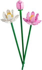 Resim LEGO Botanicals Lotus Çiçekleri 40647 - 8 Yaş ve Üzeri Çocuklar için 2 Tam Açmış Lotus Çiçeği ve 1 Tomurcuk İçeren Yaratıcı Oyuncak Yapım Seti, Çocuklar için Dekoratif Çiçek Hediye Fikri (220 Parça) 